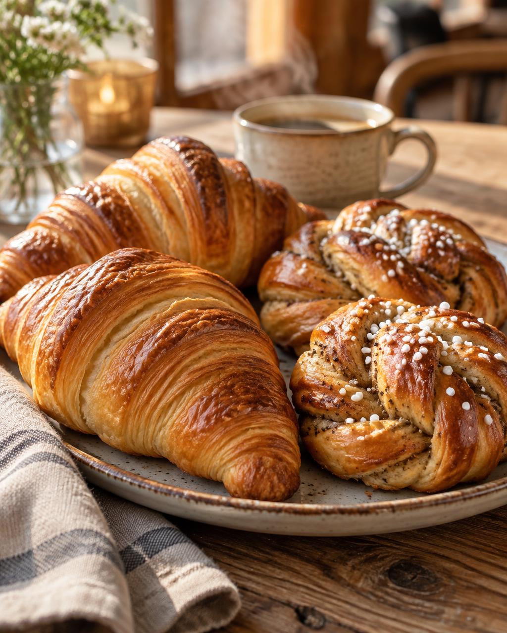 Freshly baked pastries